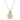 14K Gold and Sterling Silver, Diamond Pendant Necklace