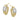 14K Gold, Diamond Hoop Earrings
