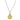 14K Gold and Sterling Silver, Numeral “8” Diamond Pendant Necklace