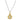 14K Gold and Sterling Silver, Numeral “8” Diamond Pendant Necklace | 70977D/8/18