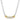 14K Gold and Sterling Silver, Multi-Pavé Diamond Bar Necklace