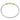 14K Gold and Sterling Silver, Diamond Stackable Bracelet