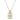 14K Gold and Sterling Silver, Diamond Pendant Necklace