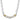 14K Gold and Sterling Silver, Diamond Necklace