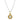 14K Gold and Sterling Silver, Heart Diamond Pendant Necklace