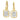 14K Gold and Sterling Silver, Diamond Drop Earrings