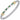 Diamond and Tsavorite Garnet Baguette Bangle | 23732DTSG04