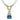 Diamond, London Blue Topaz, and Sky Blue Topaz Pendant | 70972DLBT/SBT