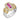 Petite Diamond and Pink Topaz Baguette Ring