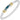 14K Gold and Sterling Silver, London Blue Topaz and Diamond Stackable Bracelet | 4MM