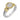 Diamond Ring in 14K Gold and Sterling Silver