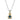 14K Gold and Sterling Silver, London Blue Topaz and Diamond Pendant | 70946DLBT