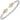 14K Gold and Sterling Silver, Diamond Stackable Bracelet | 4MM
