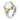 14K Gold and Sterling Silver, Pearl and Diamond Ring | 12856DWP