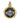 14K Gold and Sterling Silver, Bee Coin Pendant | 70986/BEE