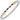 Diamond and Rhodolite Garnet Marquise Bangle | 23941DRHG04