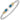 14K Gold and Sterling Silver, London Blue Topaz and Diamond Stackable Bracelet | 3MM