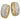 Multi-Pavé Diamond Hoops in 14K Gold | 43156GD