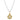 14K Gold and Sterling Silver, Initial “H” Diamond Pendant Necklace