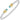 Diamond and Blue Topaz Stackable Bracelet in 14K Gold and Sterling Silver