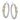 14K Gold and Sterling Silver, Diamond Hoop Earrings | 43169D