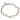 14K Gold and Sterling Silver, Two-Tone Chain Bracelet