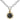 14K Gold and Sterling Silver, Black Onyx and Diamond Statement Pendant