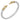 14K Gold and Sterling Silver, Blue Sapphire and Diamond, Equine Stackable Cuff Bracelet | 4MM