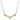 14K Gold and Sterling Silver, Diamond Statement Necklace