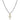 Simple Elegance Diamond Cross Necklace in 14K Gold and Sterling Silver
