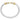 14K Gold and Sterling Silver Diamond Horsebit Equine Stackable Bracelet