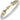 14K Gold and Sterling Silver, Diamond Horsebit Stackable Bracelet