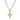 14K Gold and Sterling Silver, Cross Diamond Pendant Necklace