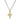 14K Gold and Sterling Silver, Cross Diamond Pendant Necklace