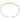 14K Gold and Sterling Silver Diamond 2MM Petite Stackable Bracelet