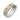 Diamond Ring in 14K Gold and Sterling Silver