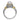 Pearl and Diamond Ring in 14K Gold and Sterling Silver