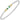 14K Gold and Sterling Silver, Green Onyx and Diamond Stackable Bracelet | 23794DGO02