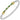 14K Gold and Sterling Silver, Tsavorite Garnet and Diamond Stackable Bracelet | 3MM