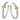 Diamond Cross of Faith Hoops | 43044D