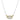 14K Gold and Sterling Silver, Diamond Necklace