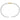14K Gold and Sterling Silver, Diamond Stackable Bracelet