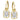 Polished Diamond Drops | 43179D