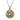14K Gold and Sterling Silver, 'Cancer' Zodiac Coin Pendant