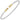 14K Gold and Sterling Silver Citirne and Diamond 2MM Petite Stackable Bracelet