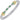 14K Gold and Sterling Silver, Tsavorite Garnet and Diamond Stackable Bracelet | 6MM