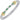 Diamond and Tsavorite Garnet Baguette Bangle | 23746DTSG06