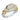Diamond Ring in 14K Gold and Sterling Silver