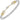 14K Gold and Sterling Silver, Diamond Horsebit Stackable Bracelet