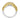 14K Gold and Sterling Silver, Equine-Inspired Diamond Horse Bit Ring
